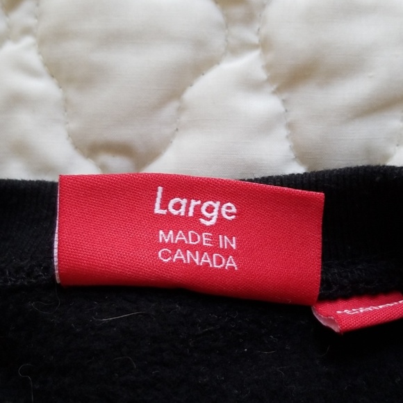 Supreme Crewneck Sweatshirt L Black FW15 - Picture 5 of 5